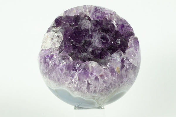 Amethyst Geode Sphere with Blue Agate at Mystical Earth Gallery $469