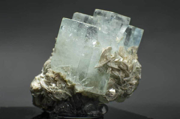 Aquamarine Crystal Cluster with Muscovite (2nd Side View) for $289.99 at Mystical Earth Gallery