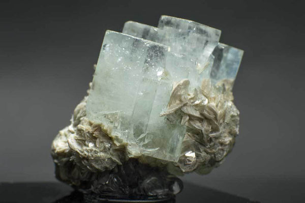 Aquamarine Crystal Cluster with Muscovite (2nd Side View) for $289.99 at Mystical Earth Gallery