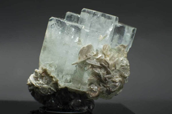 Aquamarine Crystal Cluster with Muscovite (3rd Side View) for $289.99 at Mystical Earth Gallery