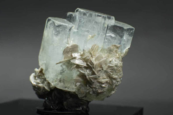 Aquamarine Crystal Cluster with Muscovite (4th Side View) for $289.99 at Mystical Earth Gallery