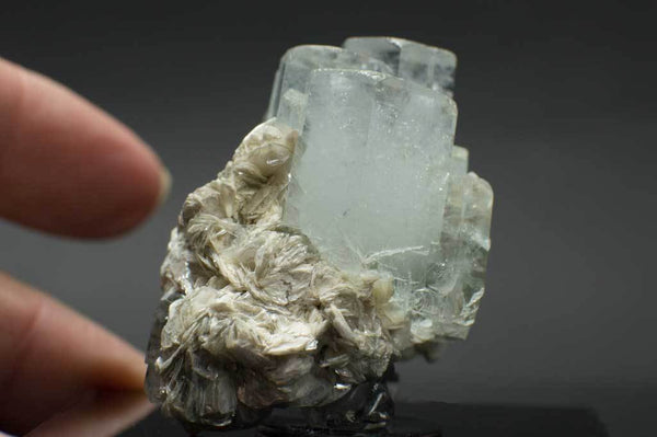 Aquamarine Crystal Cluster with Muscovite (Size Example) for $289.99 at Mystical Earth Gallery