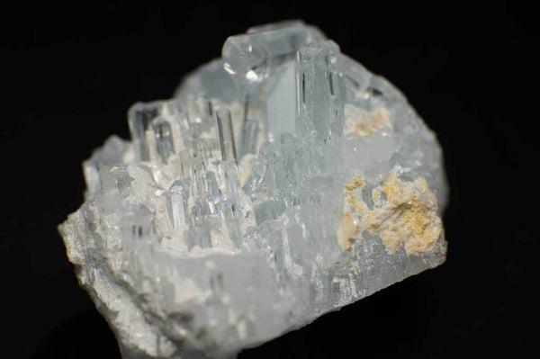 Aquamarine Cluster with Scattered Albite (Close Up View #3) for $159.99 at Mystical Earth Gallery
