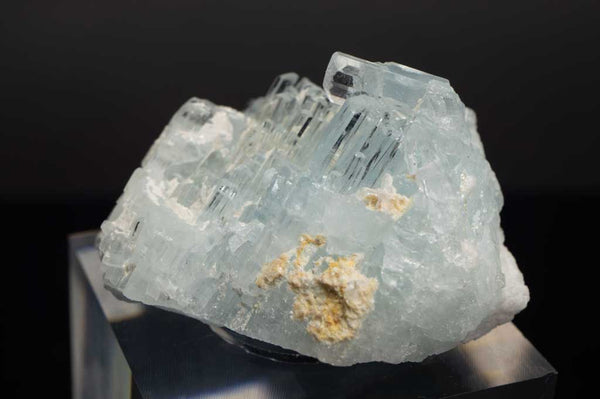 Aquamarine Cluster with Scattered Albite (Close Up View #6) for $159.99 at Mystical Earth Gallery