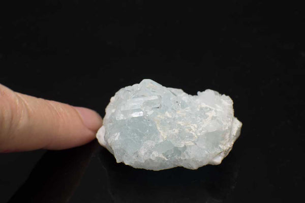 Aquamarine Cluster with Scattered Albite (Size Example) for $159.99 at Mystical Earth Gallery