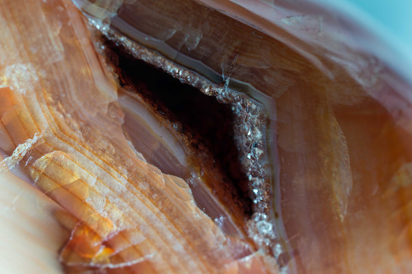 Close up of Orange Carnelian Polished Freeform, $254.95 @ Mystical Earth Gallery