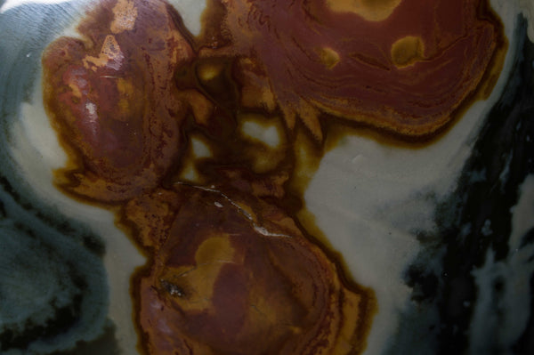 Closeup of Polychrome Jasper Freeform, $1,200, 16 pounds @ Mystical Earth Gallery