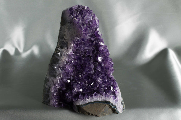 Amethyst freestanding cluster with Agate matrix, $199.95 @ Mystical Earth Gallery