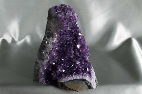 Amethyst freestanding cluster with Agate matrix, $199.95 @ Mystical Earth Gallery