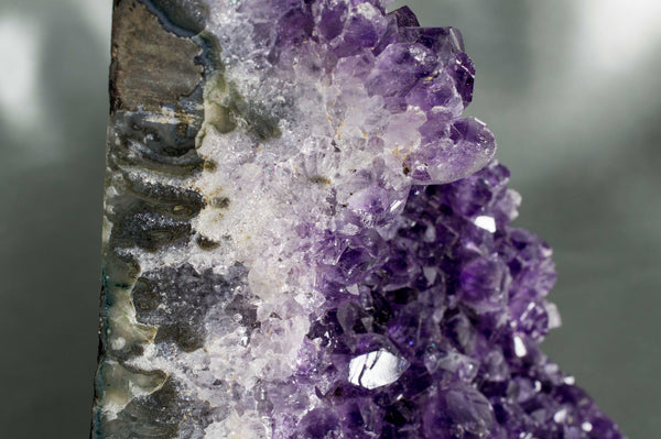 Amethyst freestanding cluster with Agate matrix, $199.95 @ Mystical Earth Gallery