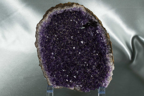 Amethyst Geode with beautiful dark color with sprinkles of Calcite, $99.95 at Mystical Earth Gallery 