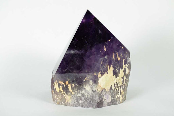 Side View #1 of Amethyst Generator with Dual Phantoms and Rainbow, $890 | Mystical Earth Gallery