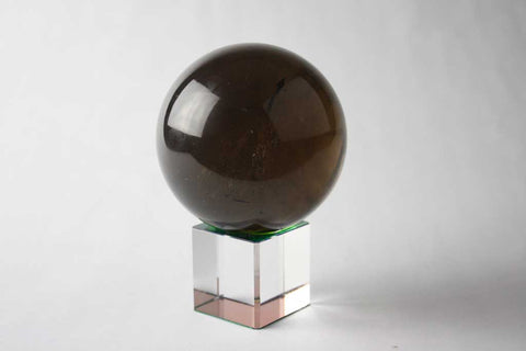 Smoky Smokey Quartz Sphere, Medium Dark, $299 | Mystical Earth Gallery