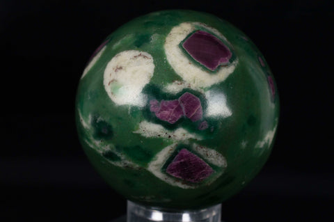 Ruby in Fuchsite Sphere, dark green & fuchsia from India; $64.95 @ Mystical Earth Gallery