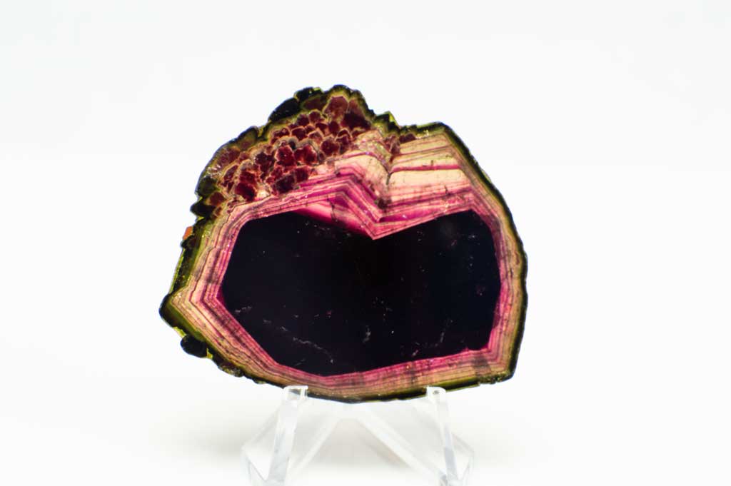 Liddicoatite Tourmaline with Red, Green & Pink Coloring for $799 at Mystical Earth Gallery