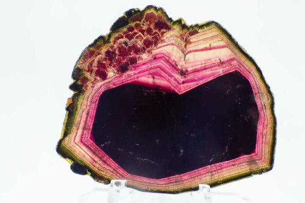 Liddicoatite Tourmaline with Red, Green & Pink Coloring for $799 at Mystical Earth Gallery (Full View)