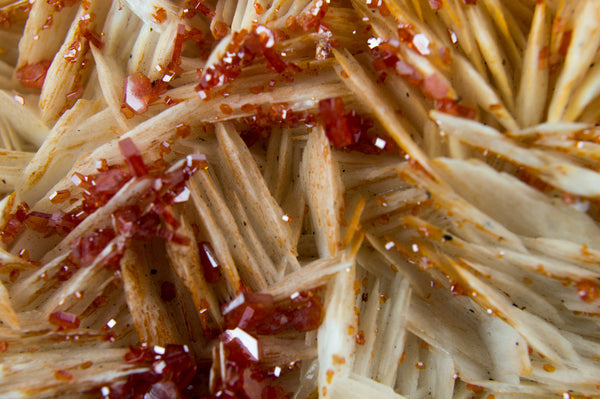 Vanadinite on White & Orange Barite, from Morocco; $139.95 @ Mystical Earth Gallery