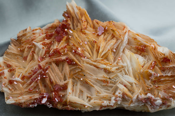 Vanadinite on White & Orange Barite, from Morocco; $139.95 @ Mystical Earth Gallery